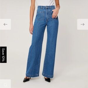 Rolla’s Wide Leg Sailor Jeans 29